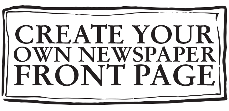 Create your own newspaper frontpage